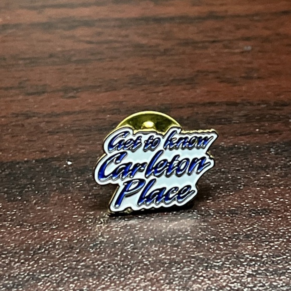 Get To Know Carleton Place Ontario Canada Lapel Hat Pin